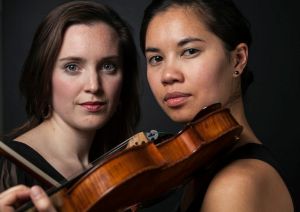 Kerry DuWors, violin andJacqueline Woodley, soprano
