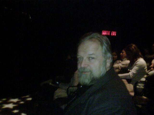 Director Aleksandar Lukac, ambushed by my blackberry as he tries to watch his students