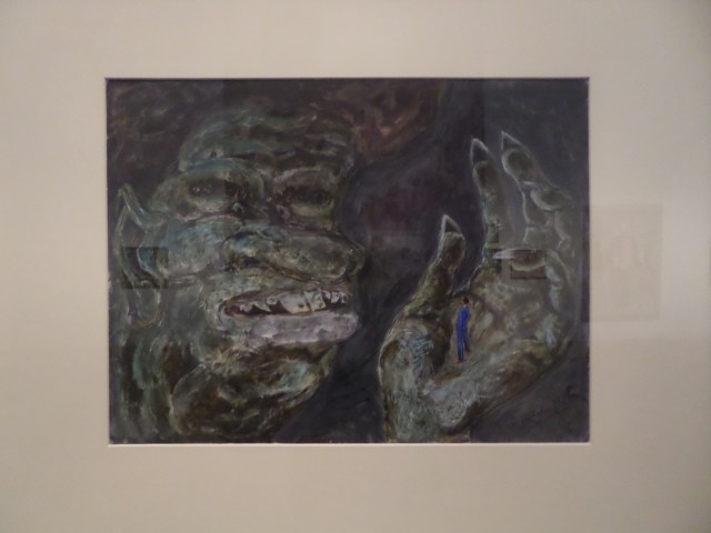 Gulliver by Nils Dardel.  Notice that the little man is a dandy