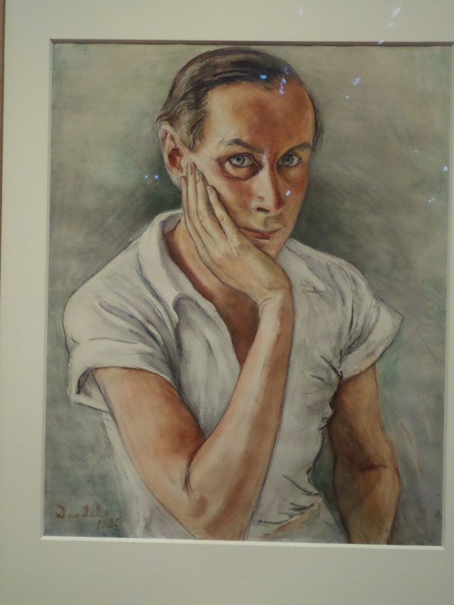 Self-portrait, Nils Dardel (photograph by Leslie Barcza)