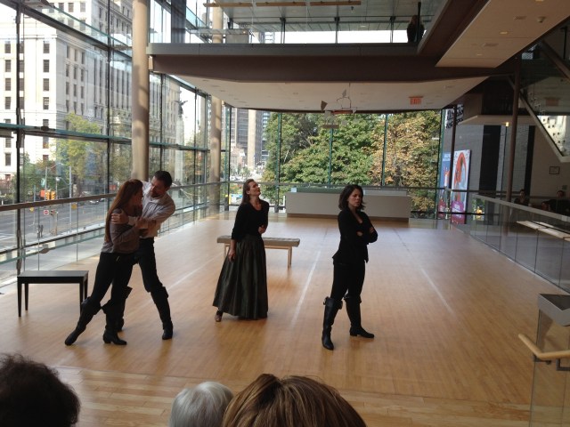 L-R Wallis Giunta, Olivier Laquerre, Meghan LIndsay and Allyson McHardy.