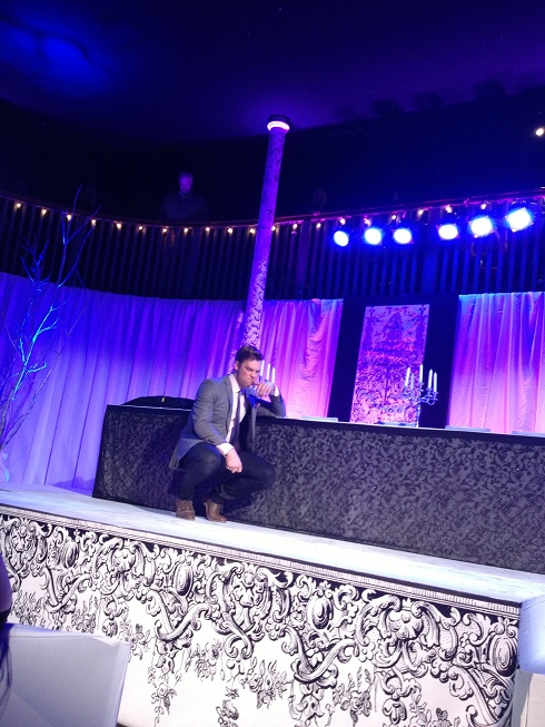 Cam McPhail deep in thought or perhaps it's just withdrawal.  Give the man a tylenol for goodness sake.