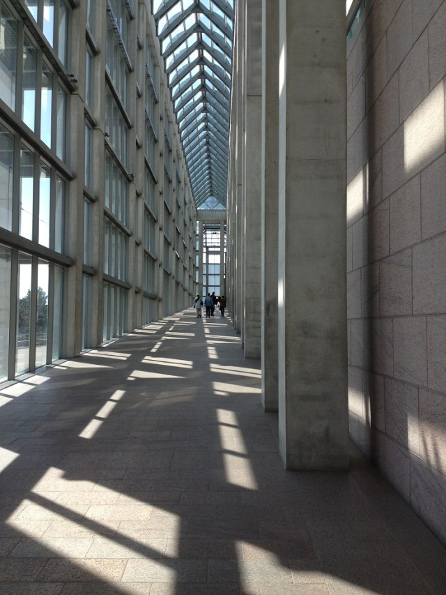The National Gallery designed by Moshe Safdie