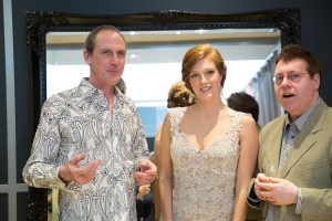 (left to right) David McCaffrey , Wallis Giunta and  Kevin Mallon, Opera Lyra's Interim Artistic Director & the conductor of Marriage of Figaro.