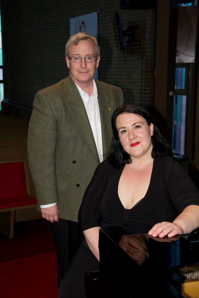 John Henry, Mayor of Oshawa, and Kristine Dandavino, Artistic Director of Opera Oshawa