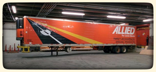 Tippet Richardson Truck at the NAC loading Dock