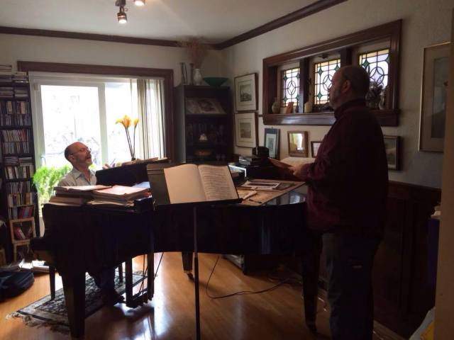 Brahm Goldhamer with baritone Michael York (photo: Kira Braun)