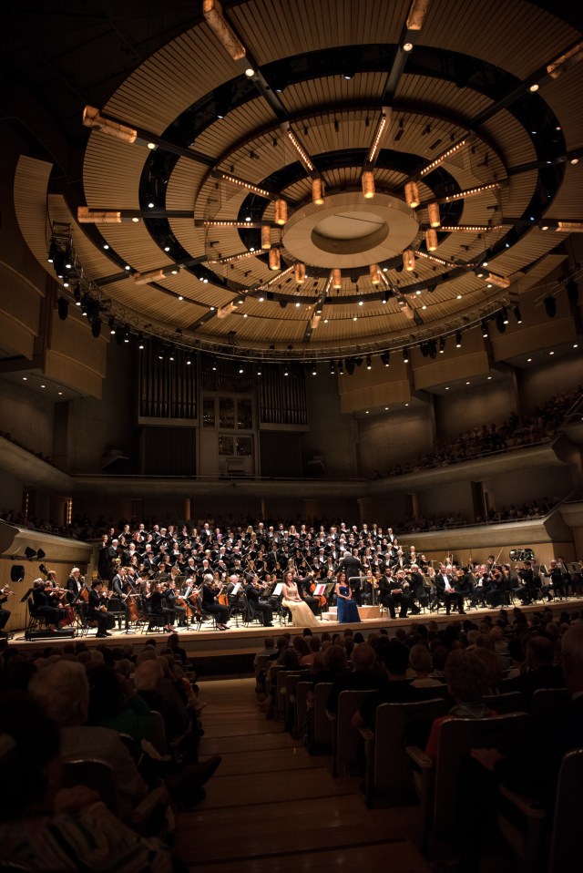 Oundjian-Beethoven 9 from back of hall (@Nick Wons)